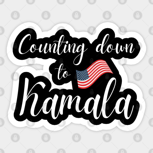 Counting Down to Kamala Inauguration Day 2021 Sticker by MalibuSun